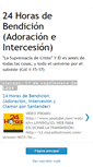 Mobile Screenshot of 24horasdebendicion.blogspot.com