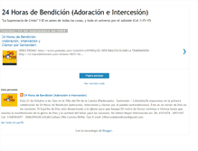 Tablet Screenshot of 24horasdebendicion.blogspot.com
