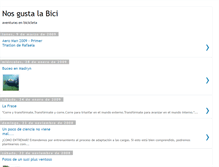 Tablet Screenshot of nosgustalabici.blogspot.com