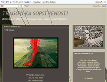 Tablet Screenshot of moji-tragovi.blogspot.com