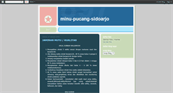 Desktop Screenshot of minu-pucang-sda.blogspot.com