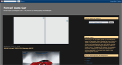 Desktop Screenshot of ferrari-auto-car.blogspot.com