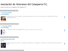 Tablet Screenshot of calasparraveteranosfc.blogspot.com