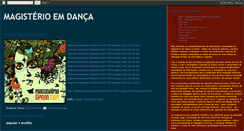 Desktop Screenshot of magisterioemdanca.blogspot.com