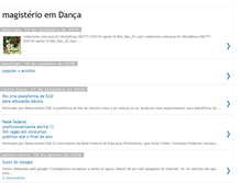 Tablet Screenshot of magisterioemdanca.blogspot.com
