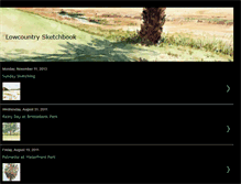 Tablet Screenshot of lowcountrysketchbook.blogspot.com