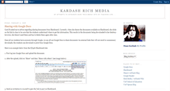Desktop Screenshot of kardashrichmedia.blogspot.com