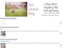 Tablet Screenshot of coconutbelly.blogspot.com