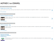 Tablet Screenshot of mother3spanish.blogspot.com