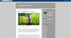 Desktop Screenshot of design-art-life.blogspot.com