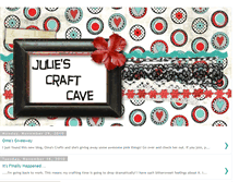 Tablet Screenshot of juliescraftcave.blogspot.com