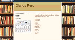 Desktop Screenshot of diariosperu.blogspot.com