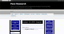 Desktop Screenshot of paceresearchreports.blogspot.com