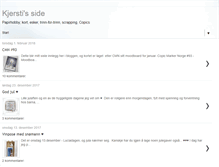 Tablet Screenshot of kjerstis-side.blogspot.com
