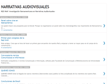 Tablet Screenshot of narrativas-audiovisuales.blogspot.com