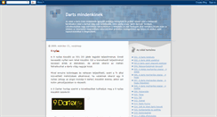 Desktop Screenshot of dartsbegin.blogspot.com