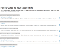 Tablet Screenshot of nenesguide.blogspot.com