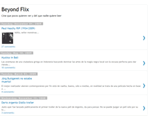 Tablet Screenshot of beyondflix.blogspot.com