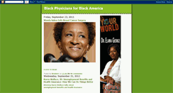 Desktop Screenshot of blackphysicians.blogspot.com