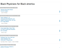 Tablet Screenshot of blackphysicians.blogspot.com
