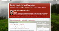 Desktop Screenshot of designmonitoringevaluation.blogspot.com