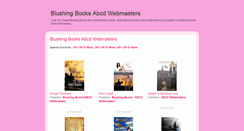 Desktop Screenshot of blushingbooksabcdwebmastersstore.blogspot.com