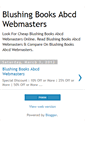 Mobile Screenshot of blushingbooksabcdwebmastersstore.blogspot.com