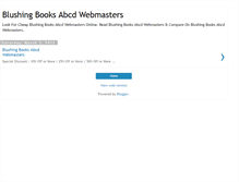 Tablet Screenshot of blushingbooksabcdwebmastersstore.blogspot.com