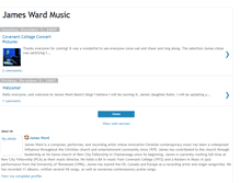 Tablet Screenshot of jameswardmusic.blogspot.com