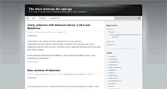 Desktop Screenshot of devops-abyss.blogspot.com