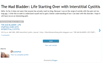 Tablet Screenshot of lifewithinterstitialcystitis.blogspot.com