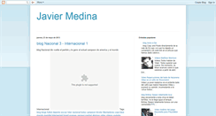 Desktop Screenshot of javiermedinafan.blogspot.com