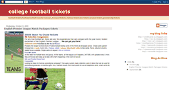 Desktop Screenshot of collegefootballtickets.blogspot.com