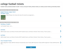 Tablet Screenshot of collegefootballtickets.blogspot.com