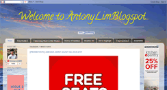 Desktop Screenshot of antonylim91.blogspot.com