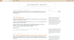 Desktop Screenshot of cpsproject-howto.blogspot.com