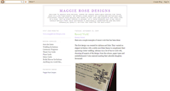 Desktop Screenshot of maggierosedesigns.blogspot.com