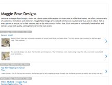 Tablet Screenshot of maggierosedesigns.blogspot.com