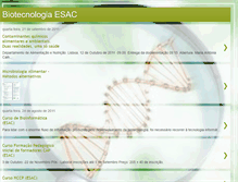 Tablet Screenshot of biotecnologiaesac.blogspot.com