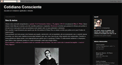 Desktop Screenshot of cotidianoconsciente.blogspot.com