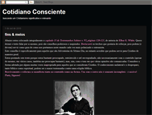 Tablet Screenshot of cotidianoconsciente.blogspot.com