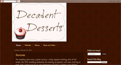 Desktop Screenshot of decadentdessertsonline.blogspot.com