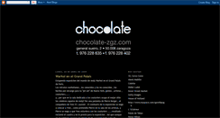 Desktop Screenshot of chocolate-zgz.blogspot.com