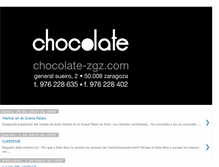 Tablet Screenshot of chocolate-zgz.blogspot.com