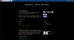 Desktop Screenshot of inuittattoo.blogspot.com