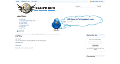 Desktop Screenshot of ggsipu-info.blogspot.com