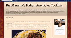 Desktop Screenshot of bigmammasitalianamericancooking.blogspot.com