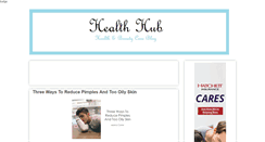 Desktop Screenshot of healthhubforyou.blogspot.com