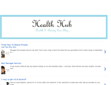 Tablet Screenshot of healthhubforyou.blogspot.com