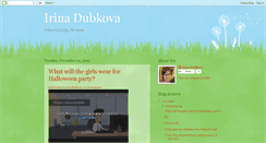 Desktop Screenshot of irina-dubkova.blogspot.com